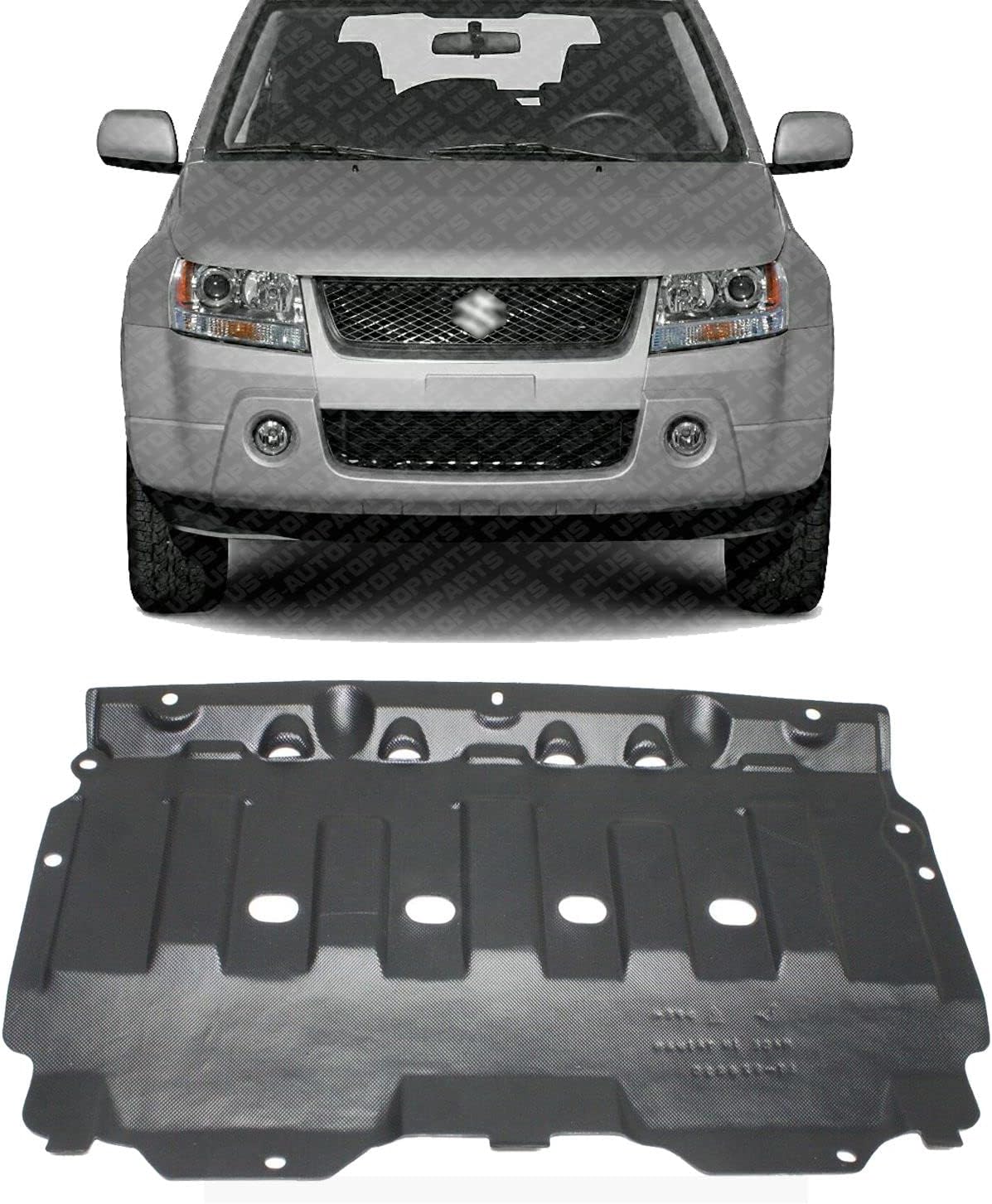 New Front Engine Splash Shield Under Cover Direct Replacement for Suzuki Grand Vitara 2006-2013 1318065J00 SZ1228106