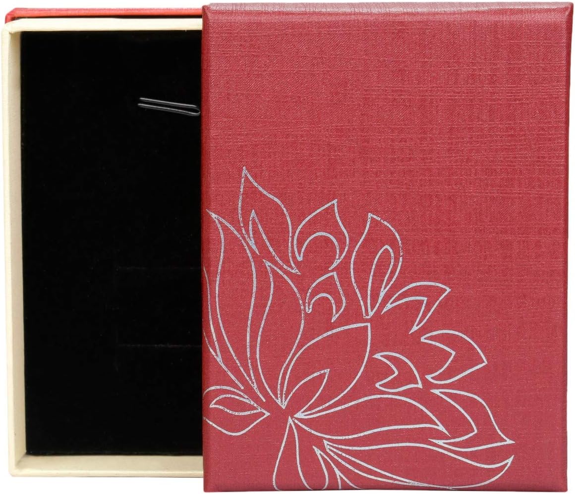 Rockcloud Hand Carved Flower Natural Crystal Stone Pendant Necklace for Women - Image 5