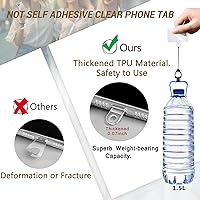 Vista 3 de Cordón cruzado para teléfono celular con correa para la muñeca, cordones para teléfono alrededor del cuello, correa ajustable para teléfono, cordón