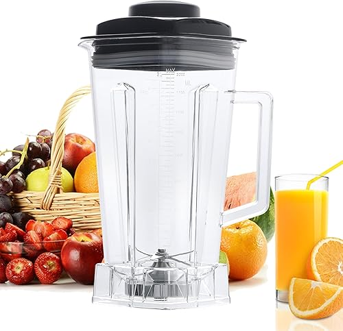 Miniatura 8 de Reemplazo de recipiente de licuadora de 64 onzas para accesorios de repuesto para jarra de licuadora Vitamix 5200