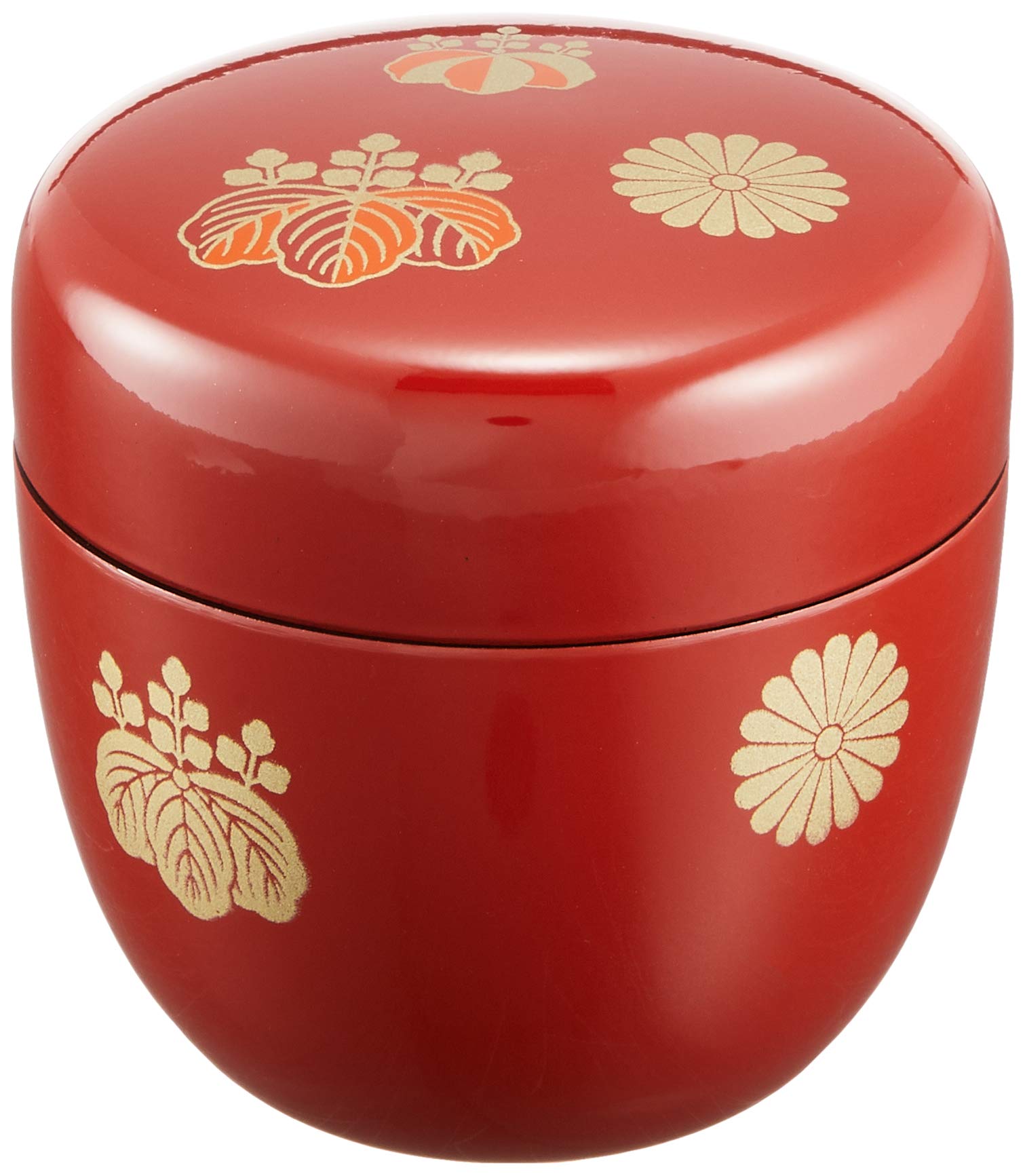 Amazon｜中棗 高台寺蒔絵 朱塗 色蒔絵 型崩れしにくいフェノール樹脂  