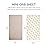 Mini Crib Sheets for Baby Boy Girl 2 Pack, Neutral Mini Crib Mattress Sheet 24 x 38, Muslin Nursery Bedding Soft and Breathable Comfort (Hopping Bunnies & Beige)