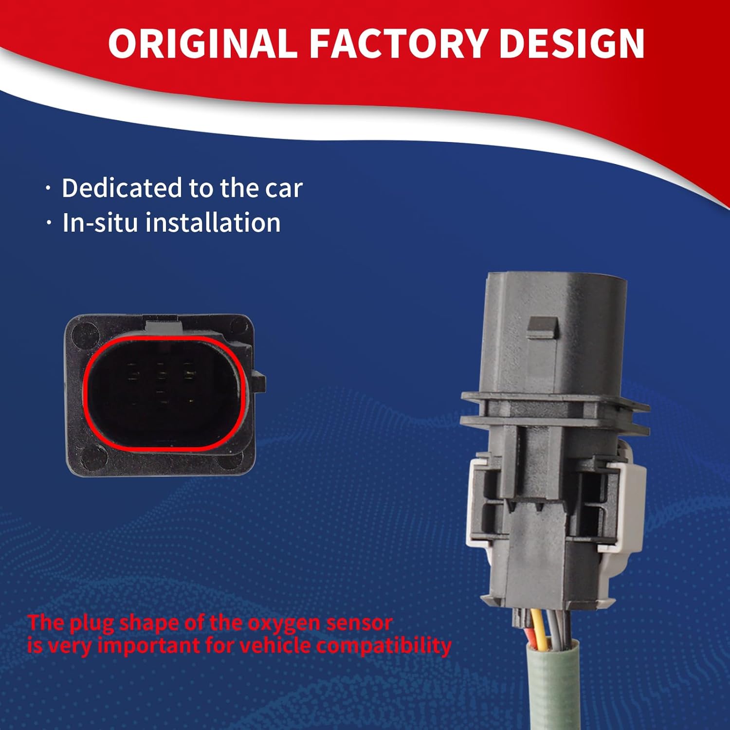 234-5172 Oxygen O2 Sensor Upstream Heated Air Fuel Ratio Compatible with Ford Fusion 2014-2020 1.5L L4 Turbo Replace DS7Z9F472B 24334