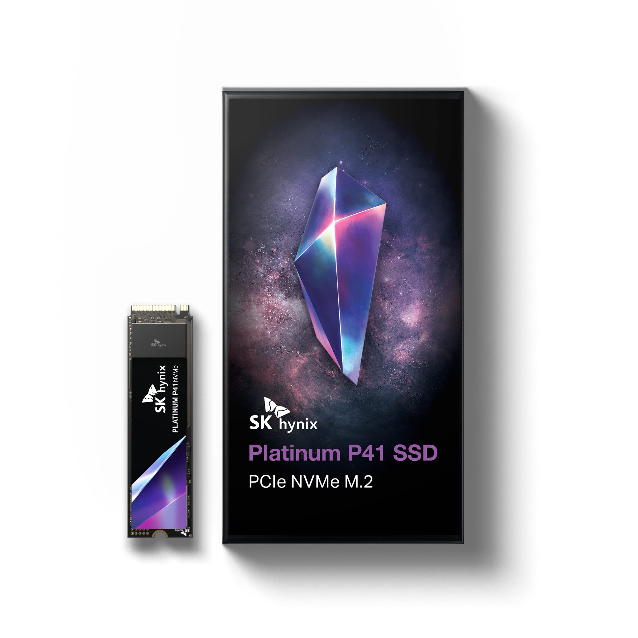 SK hynix Platinum P41 NVMe SSD 1TB PCIe 4.0 7.000 MB/s Lesen 6.500 MB/s Schreiben M.2 2280 Intern SSD Interne SSD für Gaming, Kompatibel mit Laptop Desktop und Konsolen