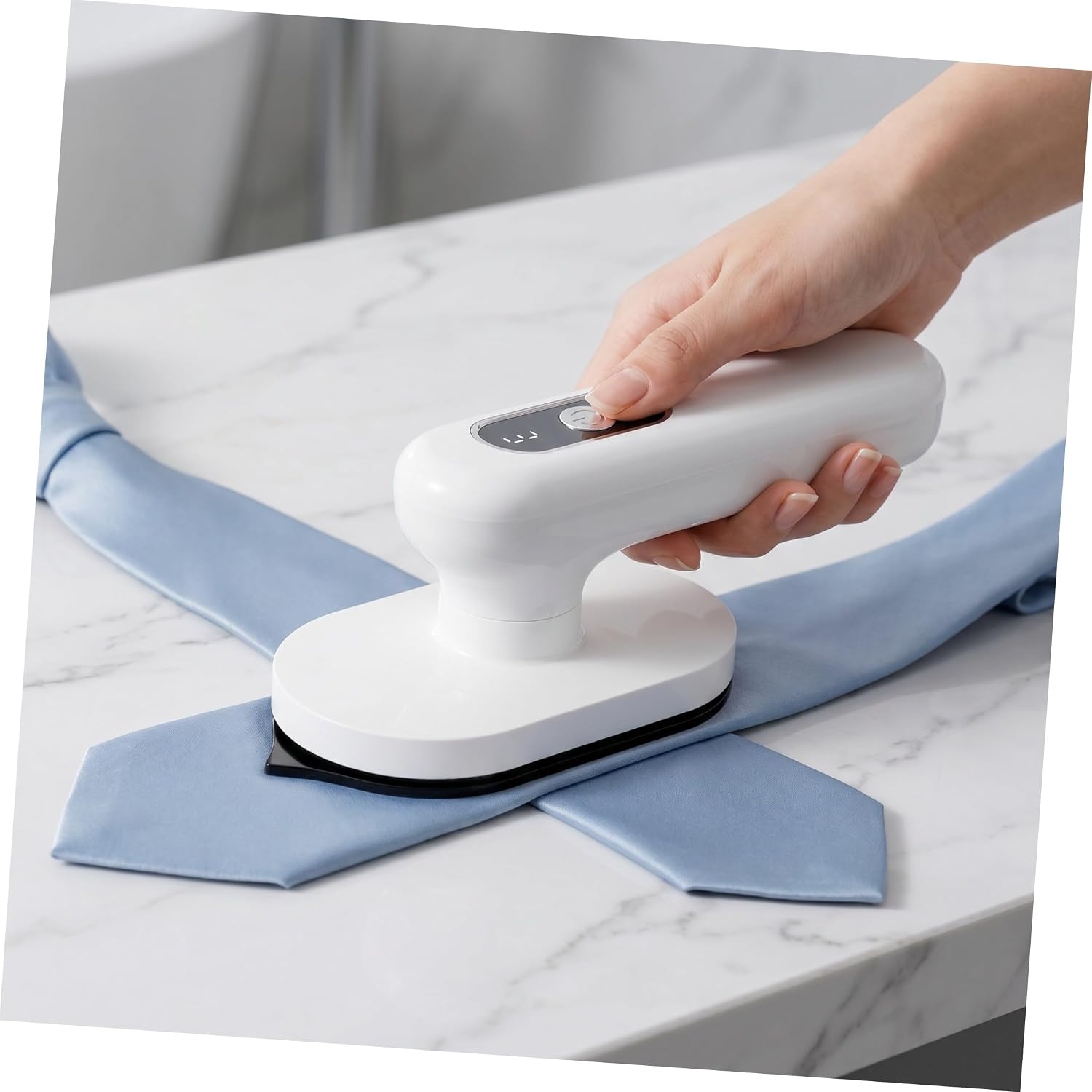 DOITOOL Cordless Mini Handheld Iron with Rotatable Handle and Ceramic Soleplate, Portable Travel-friendly Size with 3 Temperature Settings for Home and Travel Use