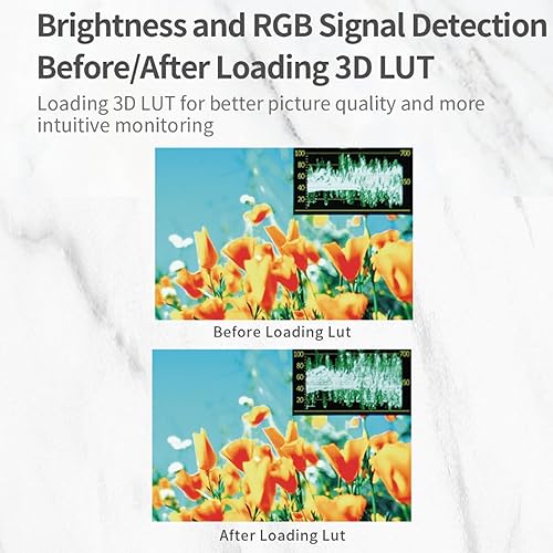 Miniatura 8 de Portkeys LH7H - Monitor de cámara de 7 pulgadas, 3D LUT 1000 liendres, monitor de video ultra brillante, pantalla táctil IPS de 1920 x 1080, entrada
