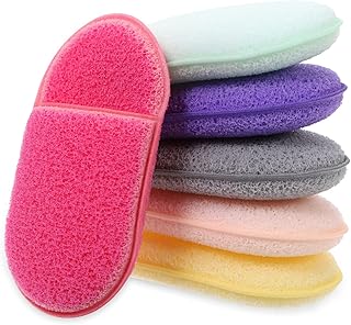 6 esponjas de eliminación de maquillaje, limp...