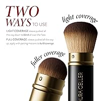 Vista 73 de LAURA GELLER NEW YORK - Brocha de sombra de ojos, mango de madera negra