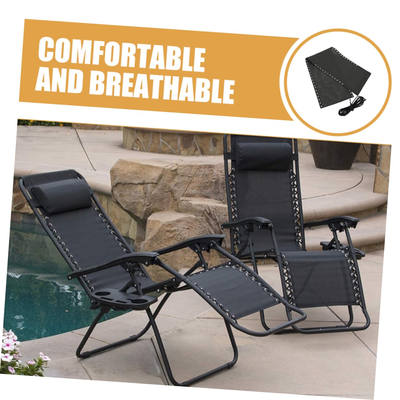 Amazon.co.jp: INOOMP 交換用アウトドアチェア生地 キャンバス製 耐久