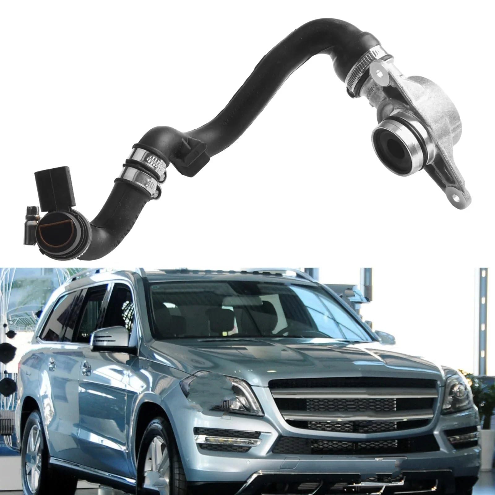 Tuyau Ventilation Carter Compatible avec Benz pour Sprinter 2500 3500 3.0L V6 2014 2015 2016 2017 Soupape De Purge Reniflard Tuyau De Carter OE:A6420101791 6420101791