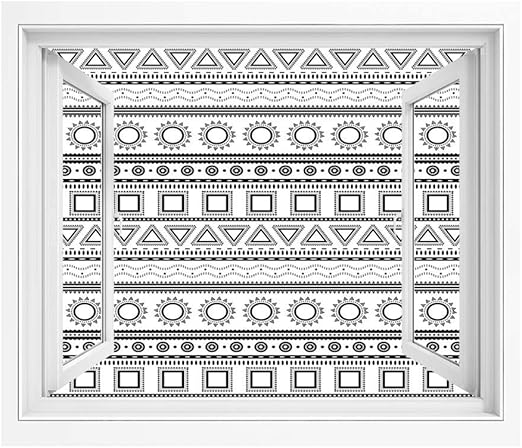 Amazon 原始的な装飾 絵画風 Pvc壁紙ポスター 150x1 Cm ネイティブアメリカンアステカ民族的ボーダー伝統的な太陽の三角形の装飾 壁紙 簡単壁紙シール 風景 景色ステッカブラックホワイト ウォールステッカー オンライン通販 Amazon 原始的な装飾 絵画風 Pvc壁紙ポスター 150x1 Cm ネイティブアメリカンアステカ民族的ボーダー伝統的な太陽の三角形の装飾 壁紙 簡単壁紙シール 風景 景色ステッカブラックホワイト ウォールステッカー オンライン通販
