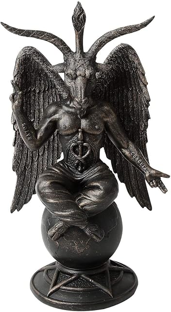 Baphomet Antiquity Figurine Satanic Demon Occult Goat of Mendes Statue Pagan Ornament