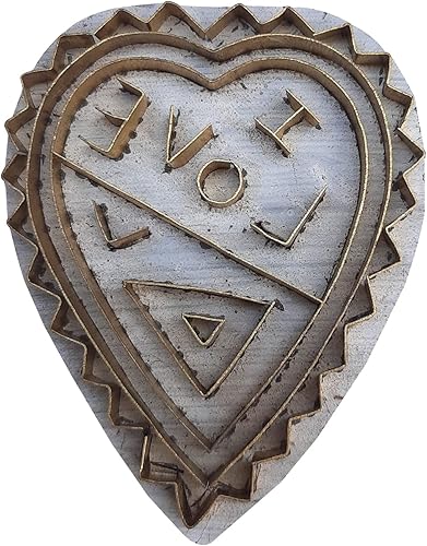 Miniatura 8 de Royal Kraft Sellos de madera de latón para impresión en bloques en arcilla, cerámica, tela BHFtag006