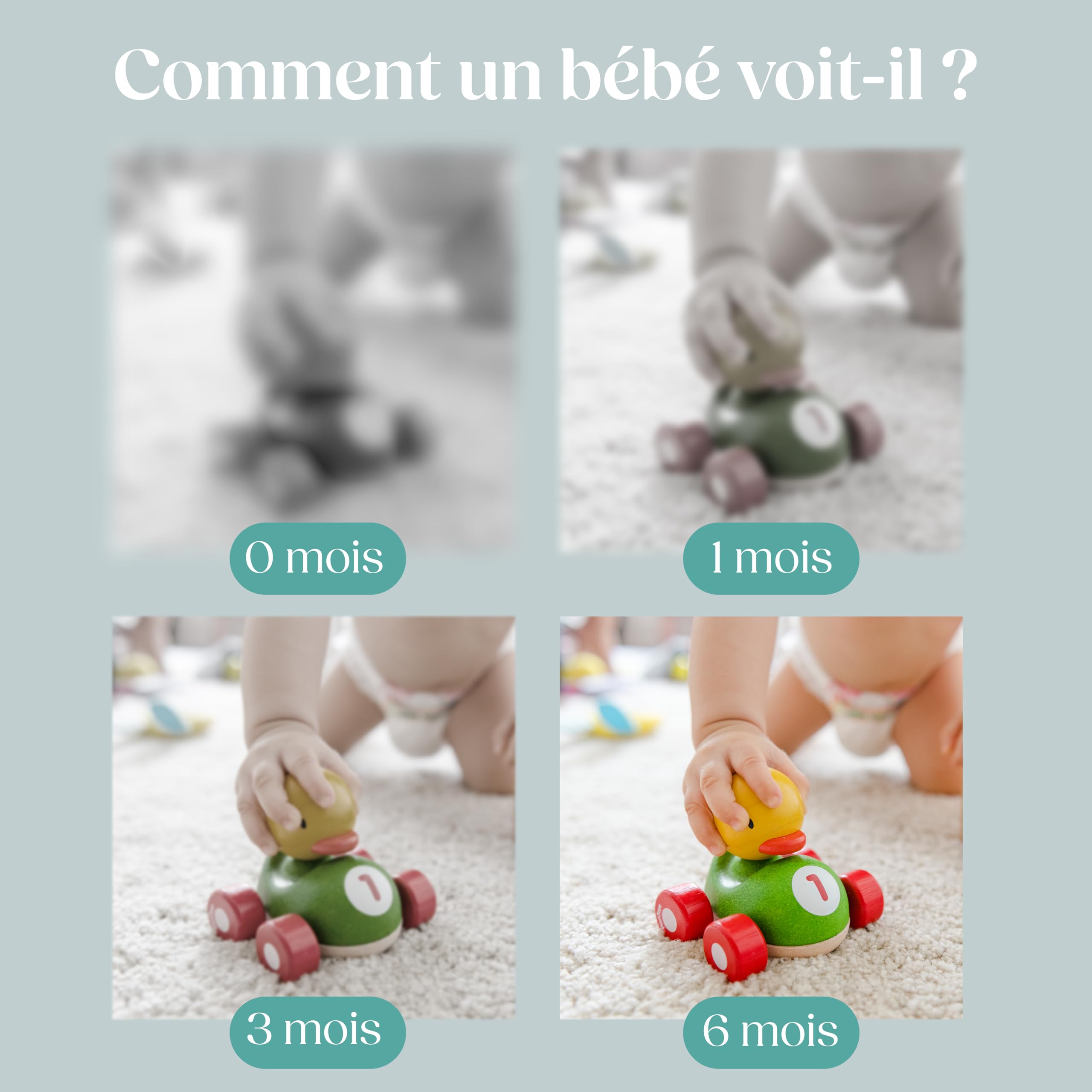 WELLODE Livre Tissu Bébé Eveil 0 3 6 12 Mois - Livre Noir et Blanc Bébé Montessori - Livre Sensoriel Bébé Naissance - Jeux Eveil Bebe 0 3 6 Mois - Tummy Time Bébé - Cadeau Parfait pour Bébé