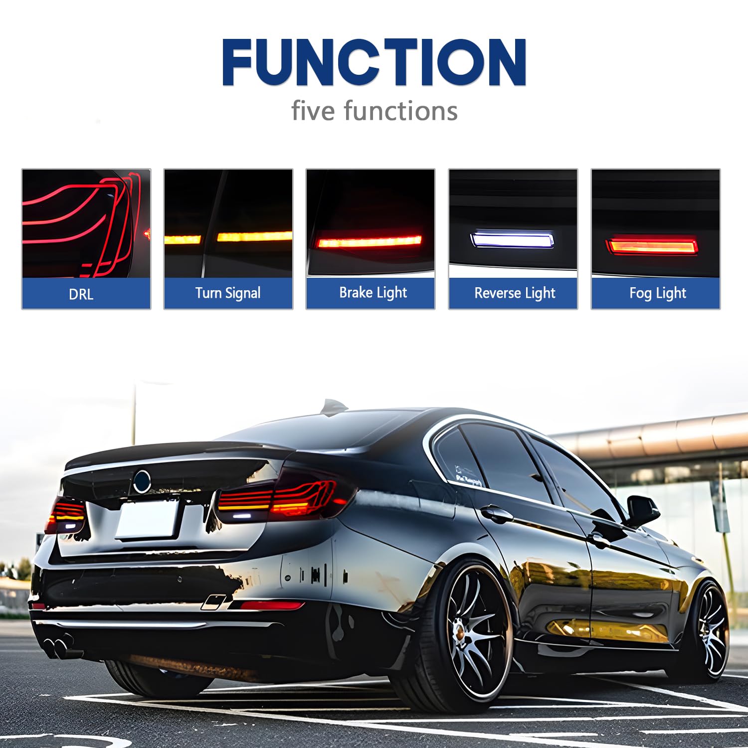 Amazon | HCMOTIONZ bmw 3シリーズ 6代目 F30 F80 F35 テールランプ
