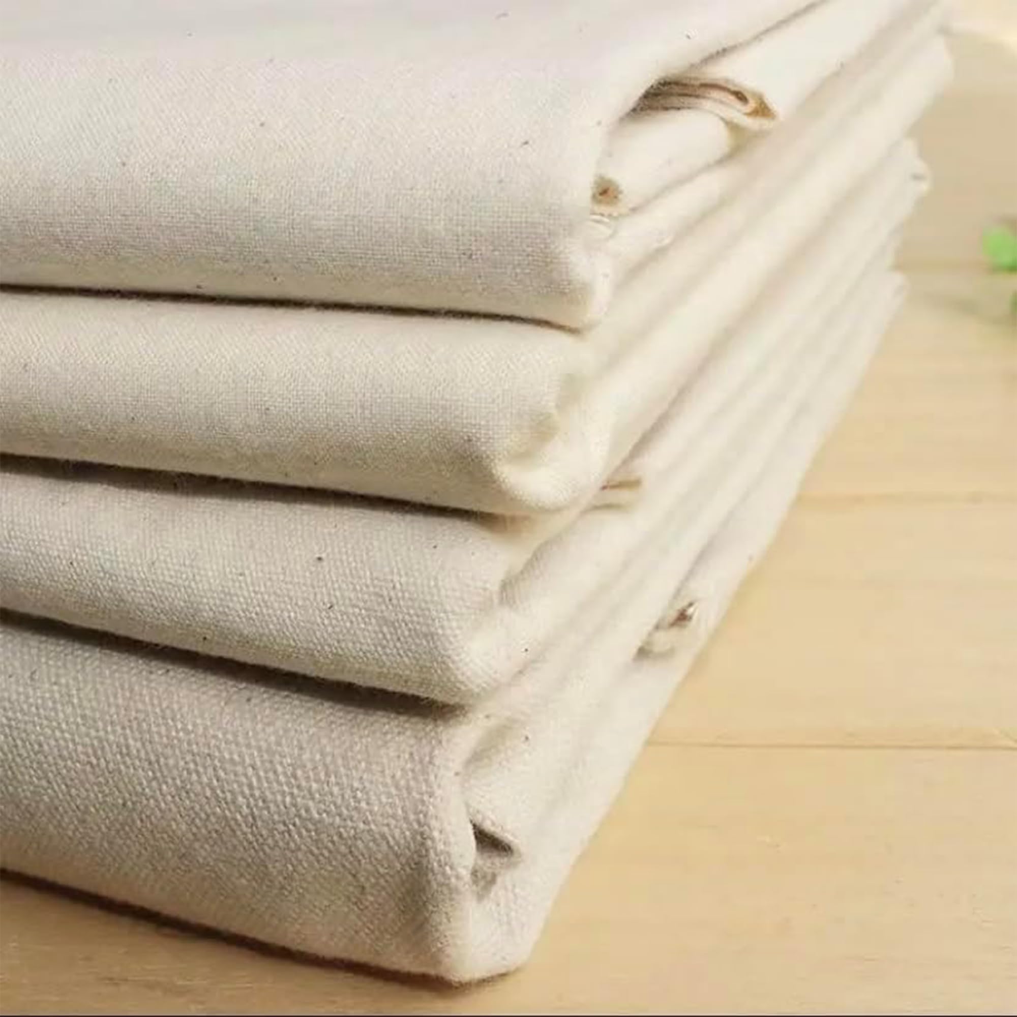 Calico Fabric 63 inch (160cm) Extra Wide Medium Weight, 100% Unbleached Natural Cotton, Premium Quality (30 Meter Calico)