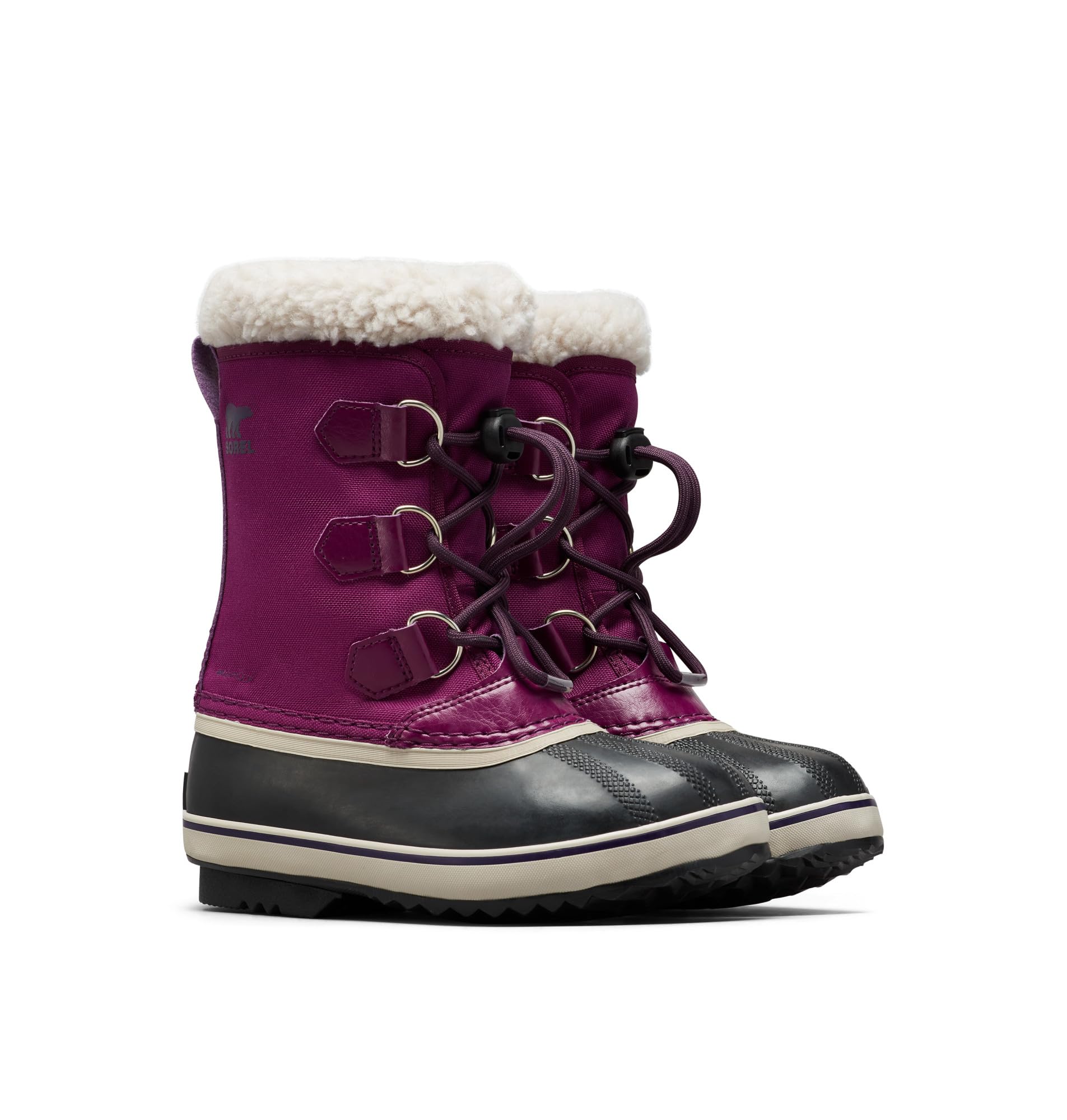 Sorel Yoot PAC Nylon Waterproof wasserdichte Winterstiefel für Kinder, Lila (Purple Dahlia x Foxglove), 32 EU