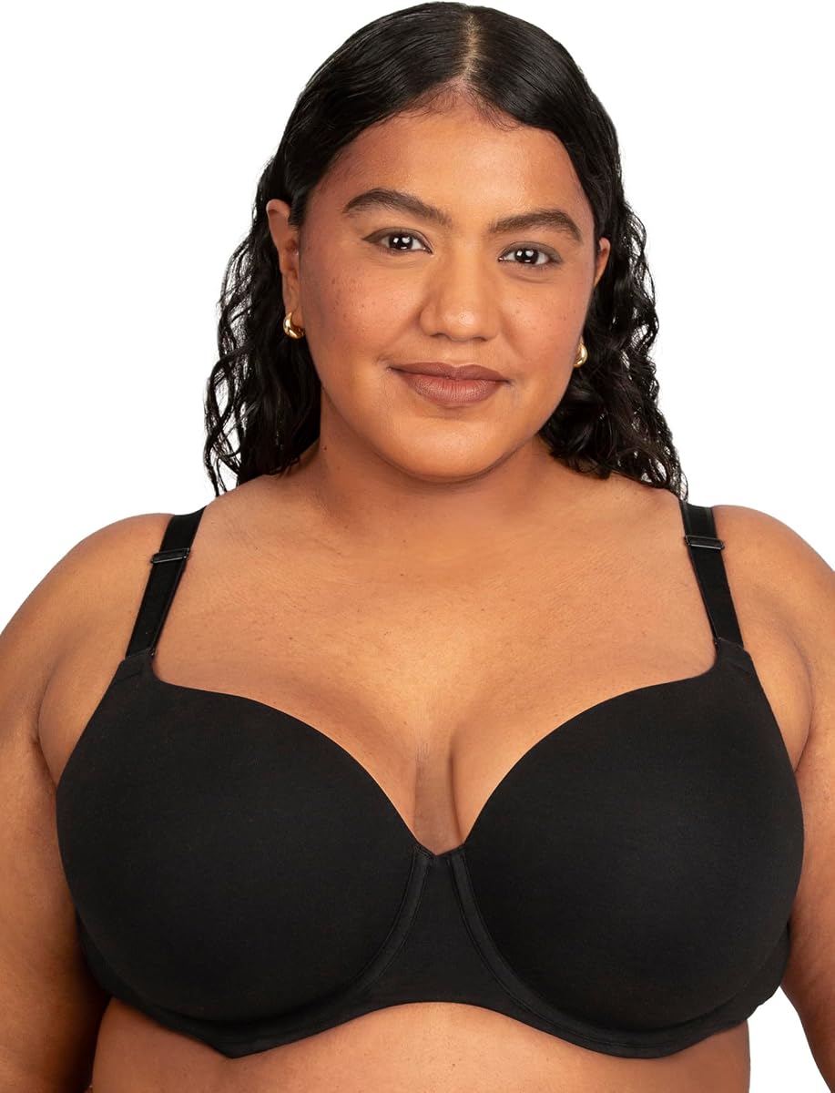Fruit of The Loom Women's Fit for Me Collection: Plus Size Cotton T-Shirt Bra - Comfort & Style for Every Body