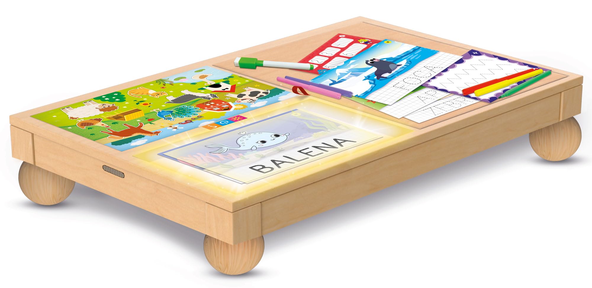 Liscianigiochi Montessori Legno tavolo multi Attivita'