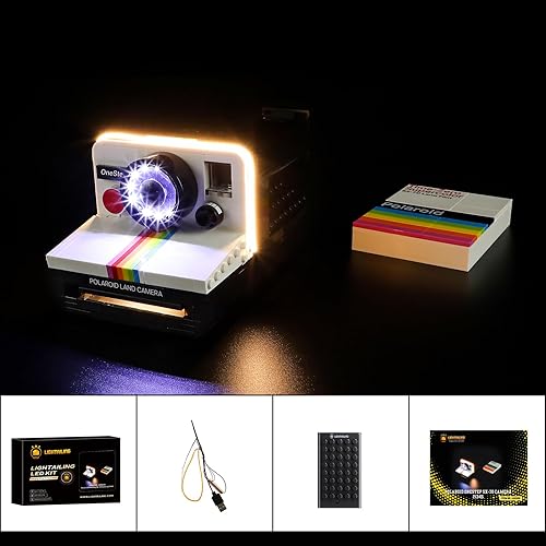 Miniatura 6 de Lightailing Luz para cámara Lego- 21345 Polaroid OneStep SX-70 - Kit de iluminación LED compatible con el modelo de bloques de construcción Lego -