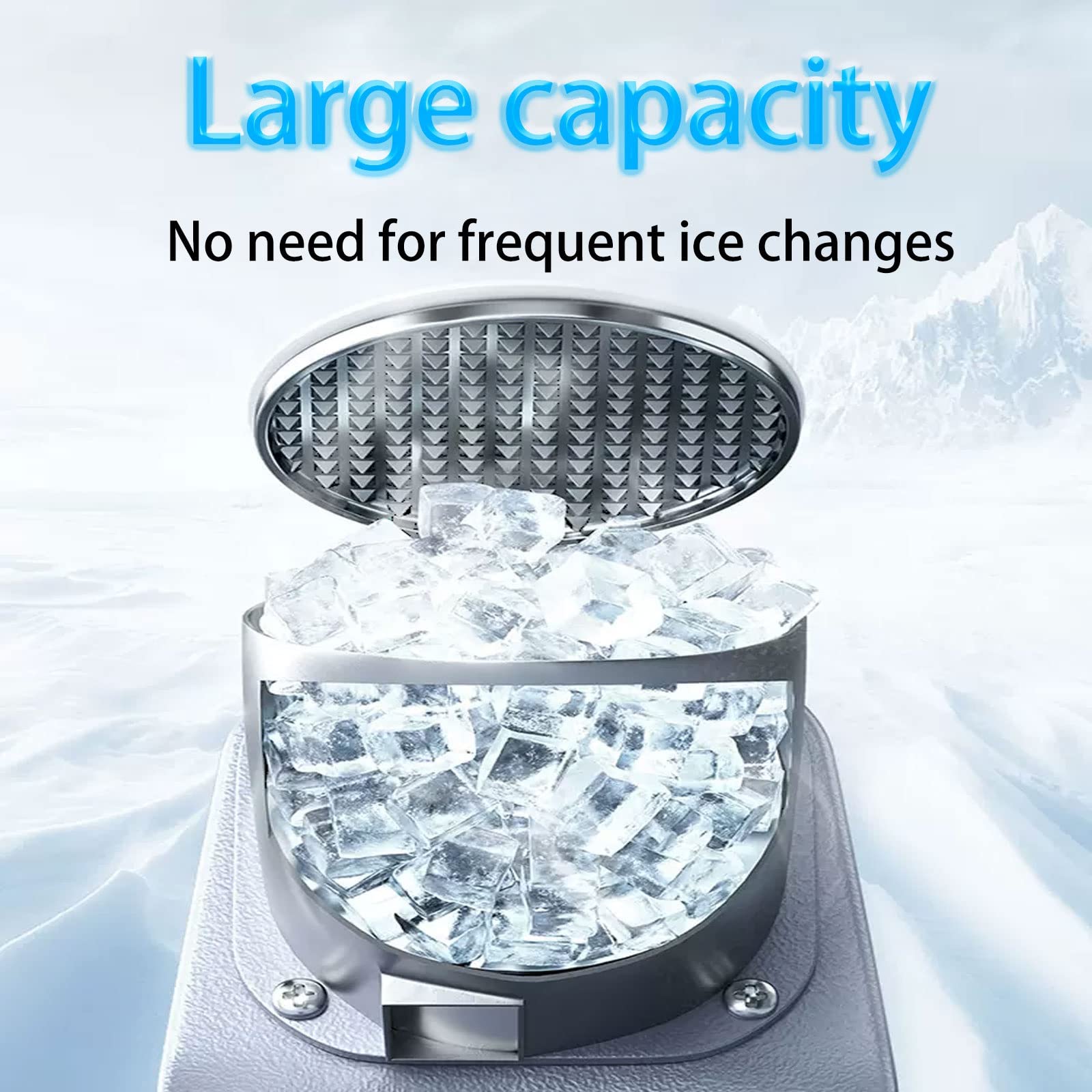 Trituradora de Hielo Eléctrica 300 W 220v 85 kg/H Picadora de Hielo 1500 r/min Trituradora de Hielo Profesional con Palas Cuatro Acero Inoxidable Hogar y Comercial Base U Antideslizante Plata ( Color