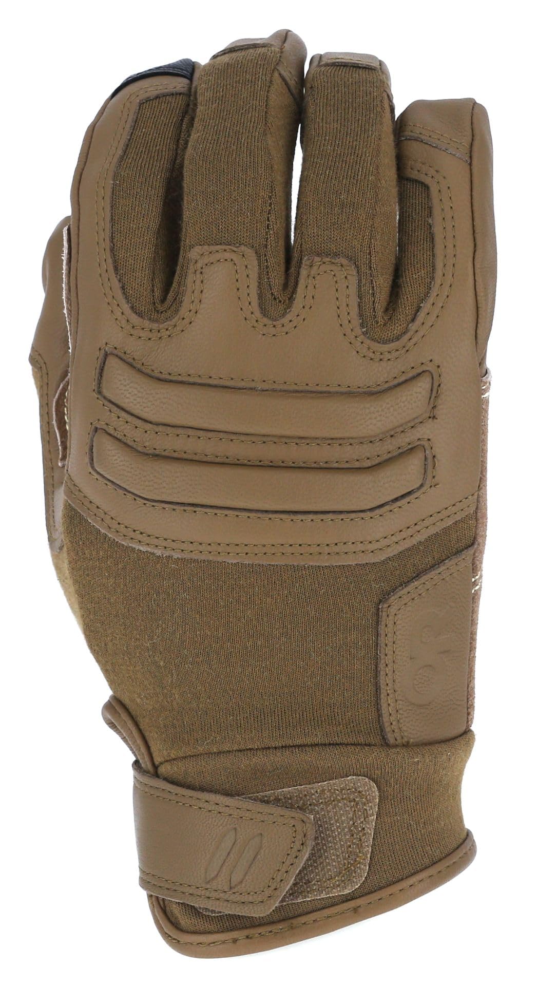 Outdoor Research Ironsight II FR rękawice taktyczne, zmniejszające palność, Nomex i kevlar, skórzana powierzchnia dłoni, palce do ekranu dotykowego, Coyote, L
