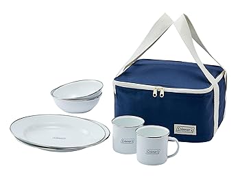 Coleman エナメル食器セット 2000032928 Amazon.co.jp: Coleman(コールマン)エナメルディッシュウェア2人