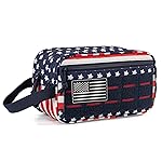 QT&QY Tactical Toiletry Bag For Men Hygiene Bag EDC Military Tool Molle Pouches Small Dopp Kit Mens Shaving Kit Travel shower Bags Star-Spangled