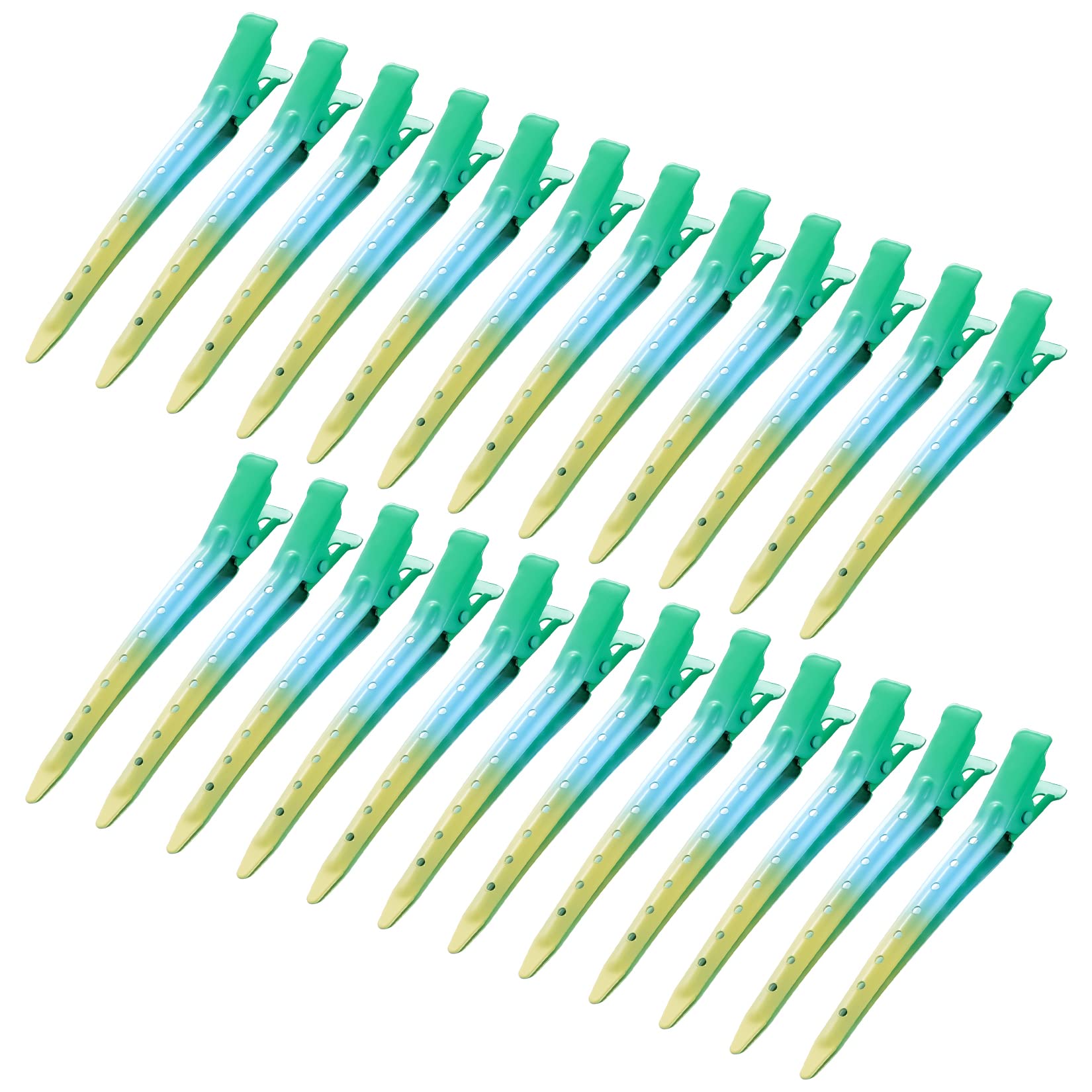 Duck Bill Hair Clips - 24 Pack Silver -18