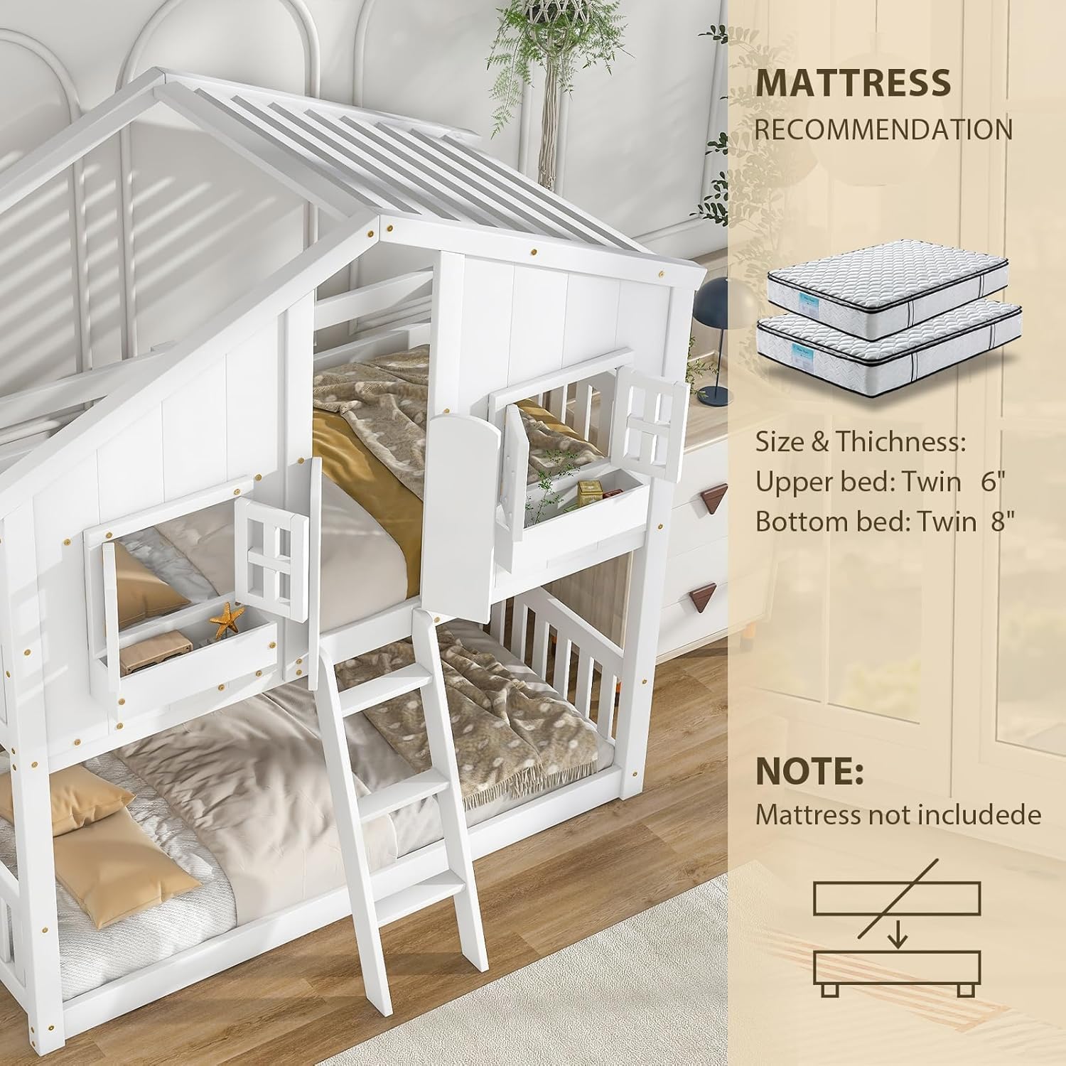 Mattress recommendation for Rovibek House Bunk Bed