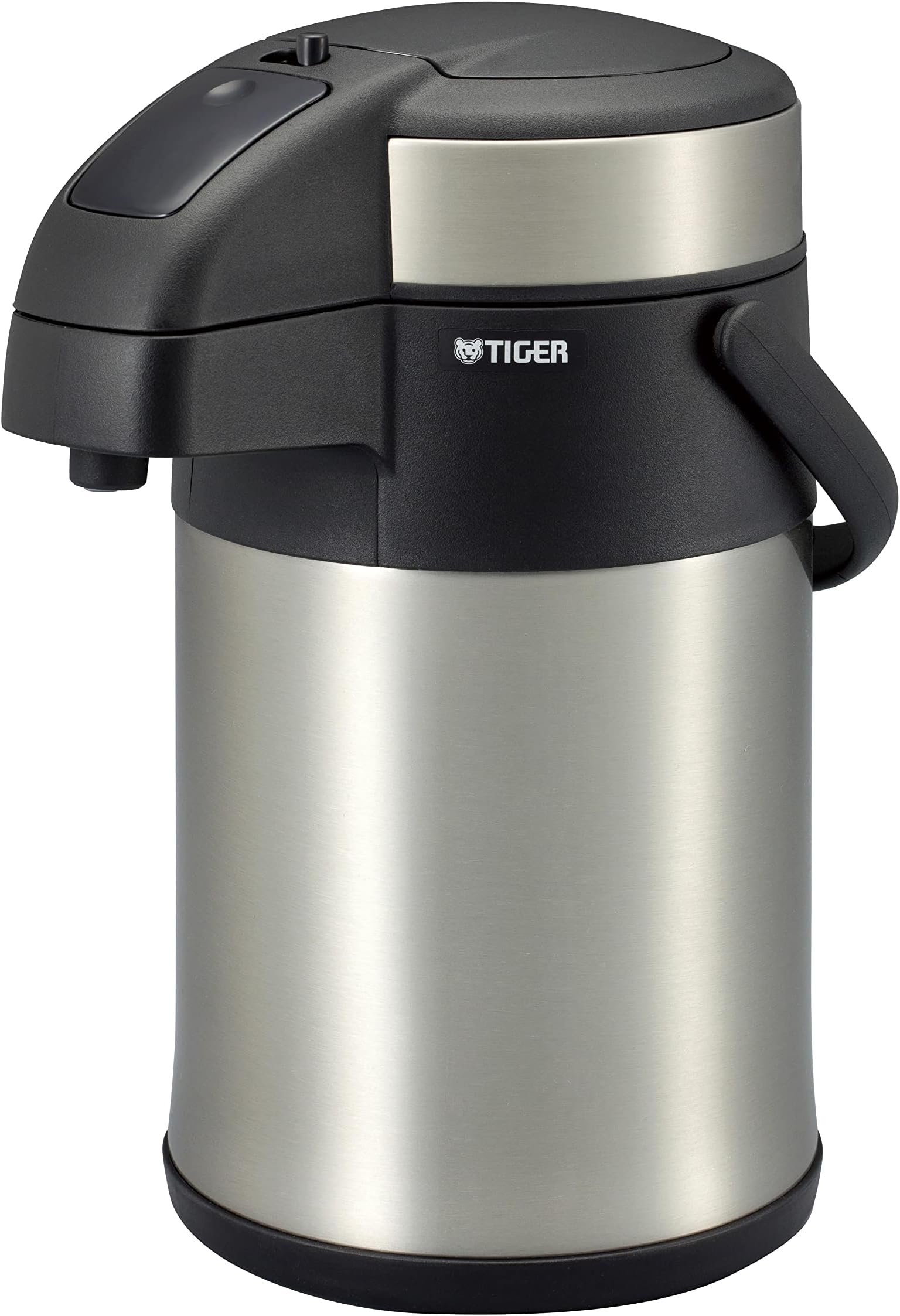 Tiger Thermos Tiger Heat and Cold Retention, Tabletop, Stainless Steel Air Pot, Eco Tora-zu MAA-C301XC, Clear Stainless (Silver), 3.0L