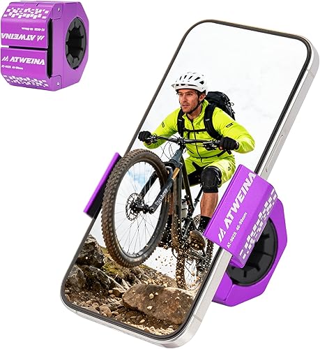 Miniatura 9 de Soporte para teléfono de bicicleta, soporte de teléfono para motocicleta, soporte de aleación de aluminio, soporte para teléfono celular, rotación