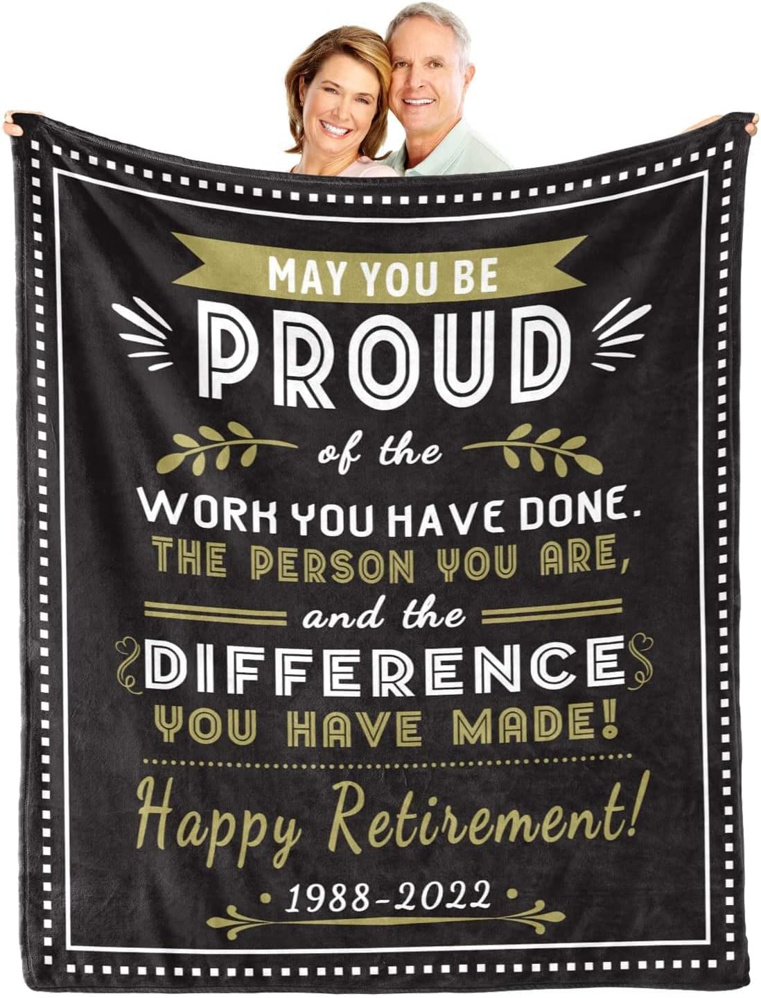Personalized Retirement Blanket Happy Retirement 2022