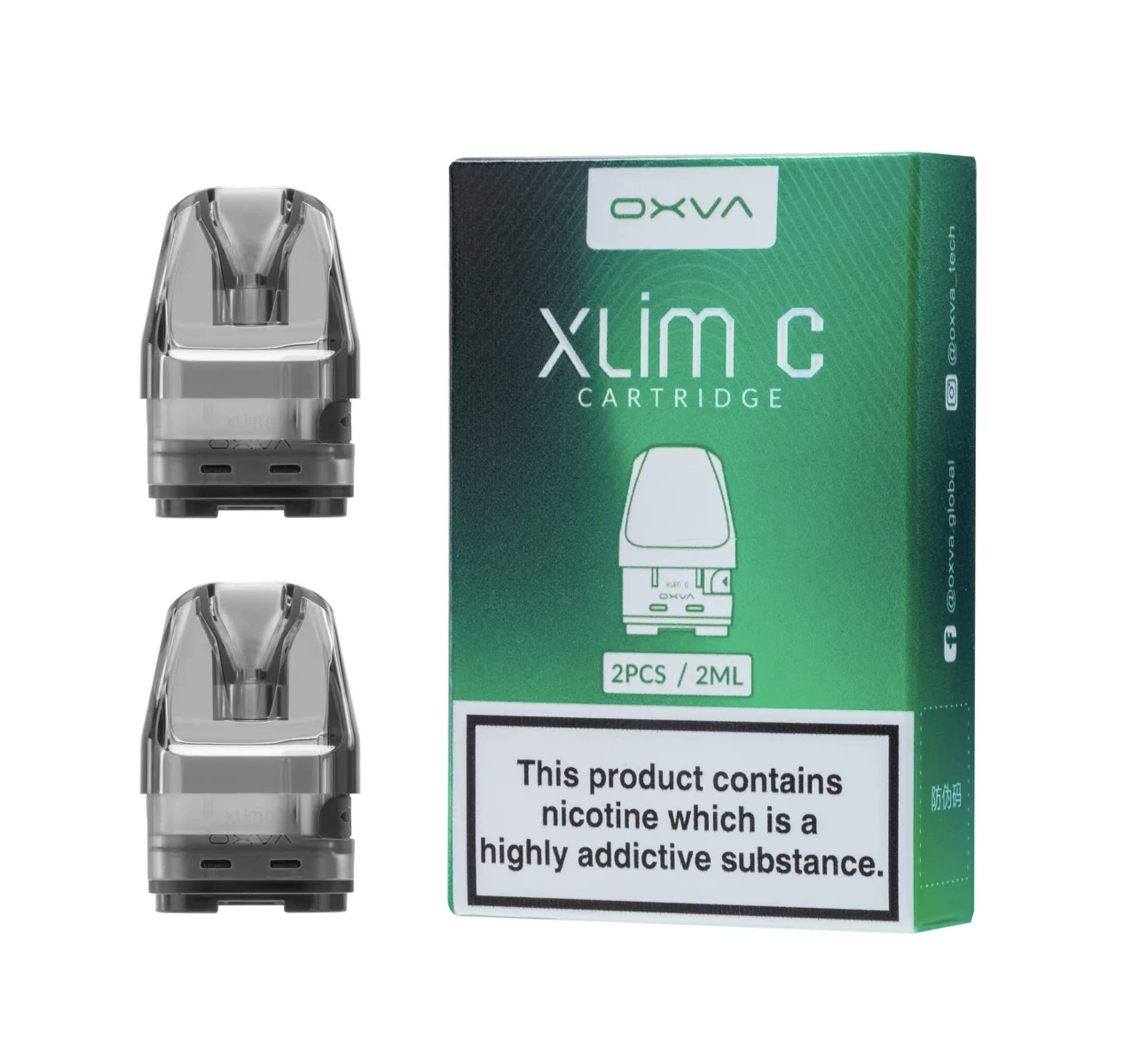 W-Direct Xlim C Ersatz-Pods , nikotinfrei, 2 ml, PCTG, für Oxva Xlim C Pod  Vape Kit, kompatibel mit High-PG E-Liquids: Amazon.de: Elektronik & Foto