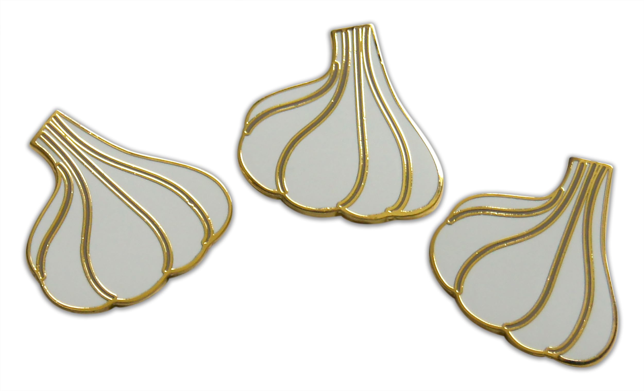 Novel Merk Vegetable - Eggplant, Tomato, &amp; Other Lapel Pin, Hat Pin &amp; Tie Tack Set - Clutch Back