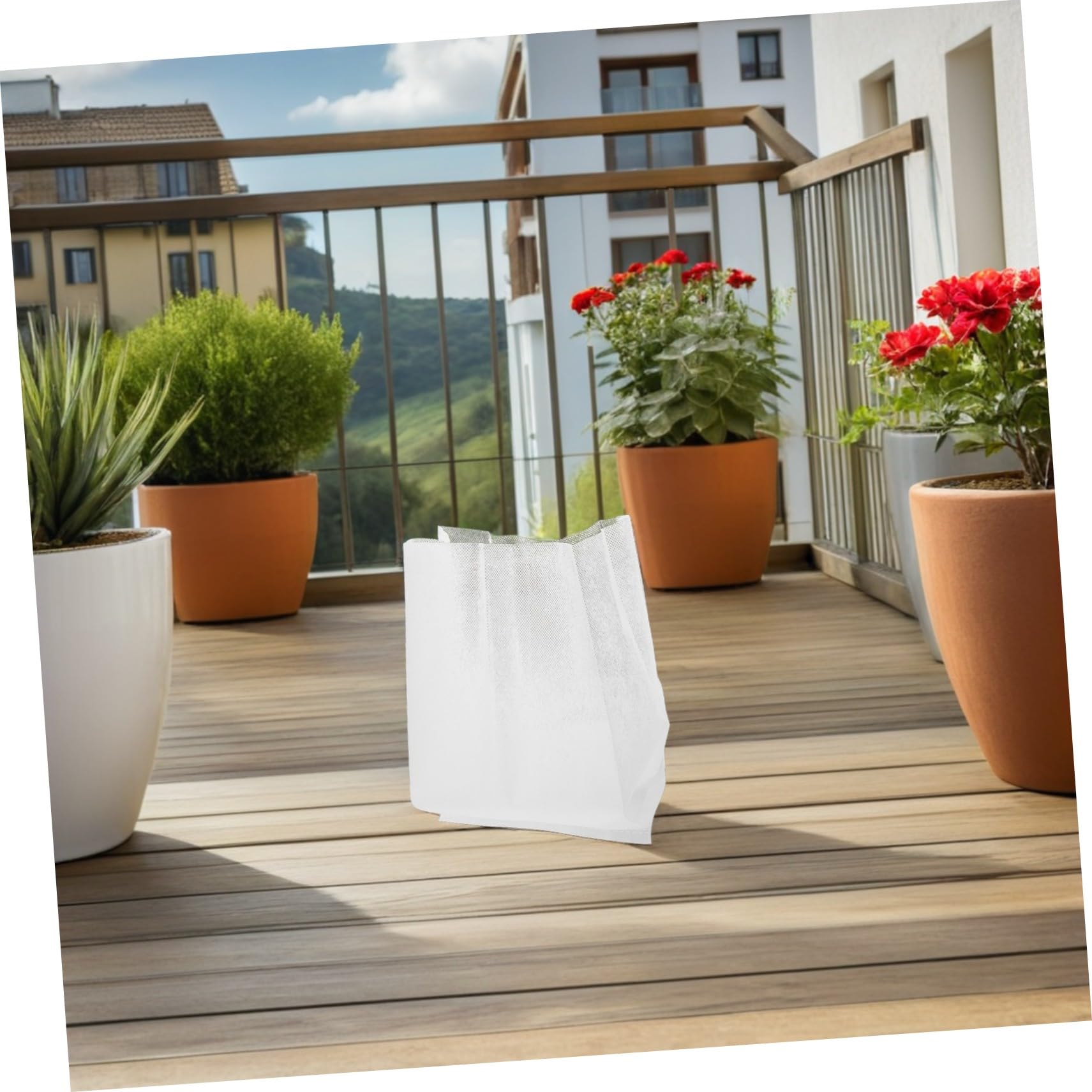 VANZACK 200pièces Sacs De Culture Non Tissés pour Légumes Fleurs Et Arbres Et Respirants Et Durables pour Plantation Intérieure Et Extérieure