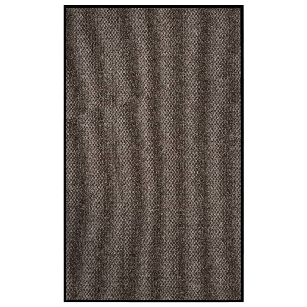 Zerbino beige, 90 x 150 cm, in resistente tappeto con fondo in vinile antiscivolo, per corridoio, ingresso e terrazza coperta