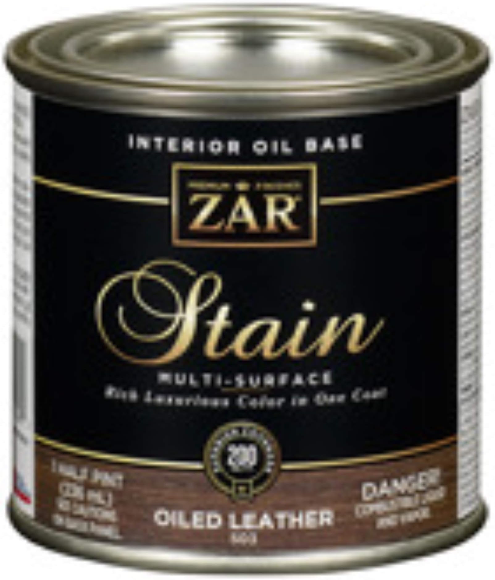 UNITED GILSONITE Zar 50306 1 Half Pint Oiled Leather Interior Oil Base Stain