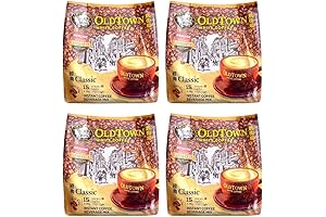 4 Pack Old Town White Coffee 3 in 1 Classic ( 60...