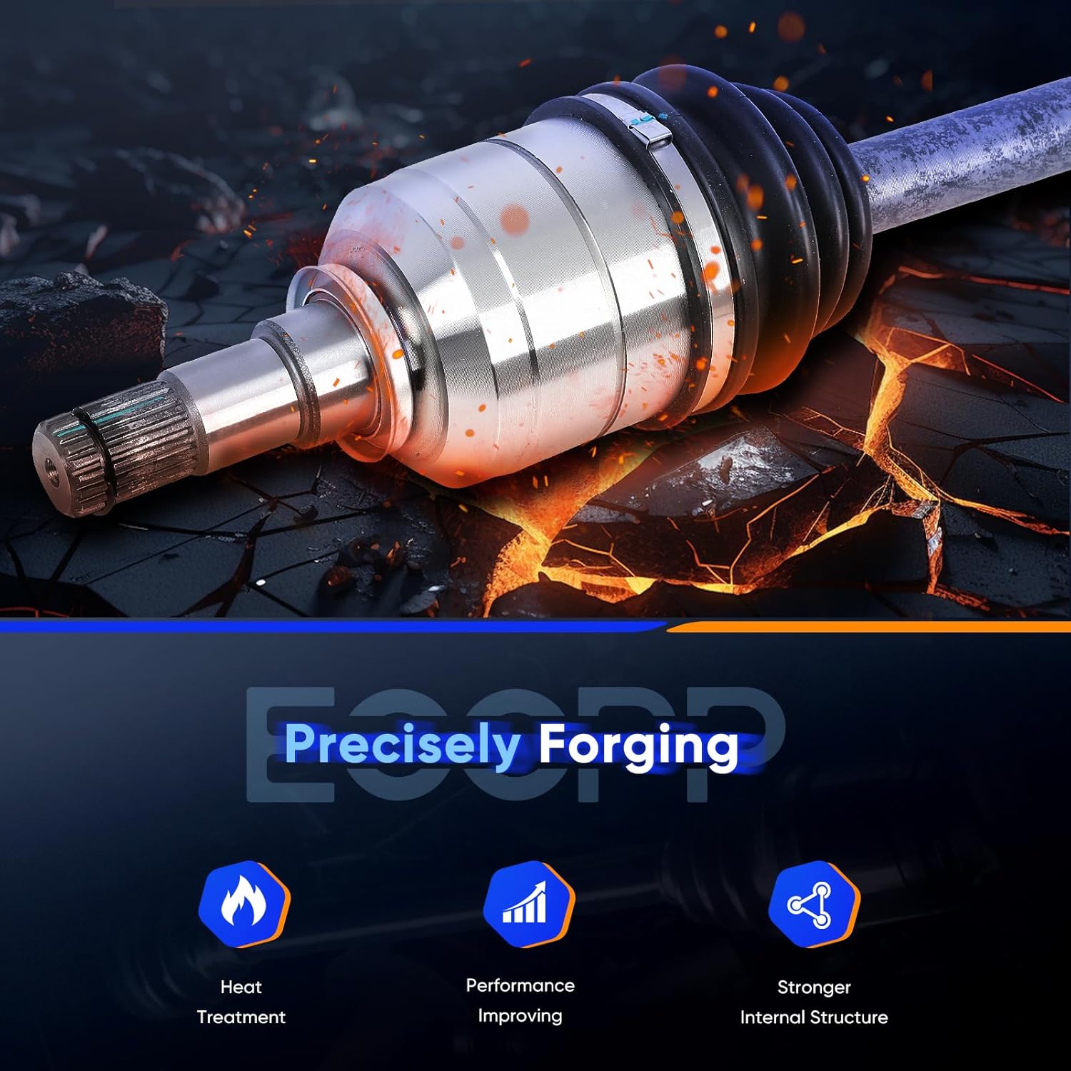 ECCPP CV Axle Shaft Assembly fit for Scion xD 1.8L ATVs