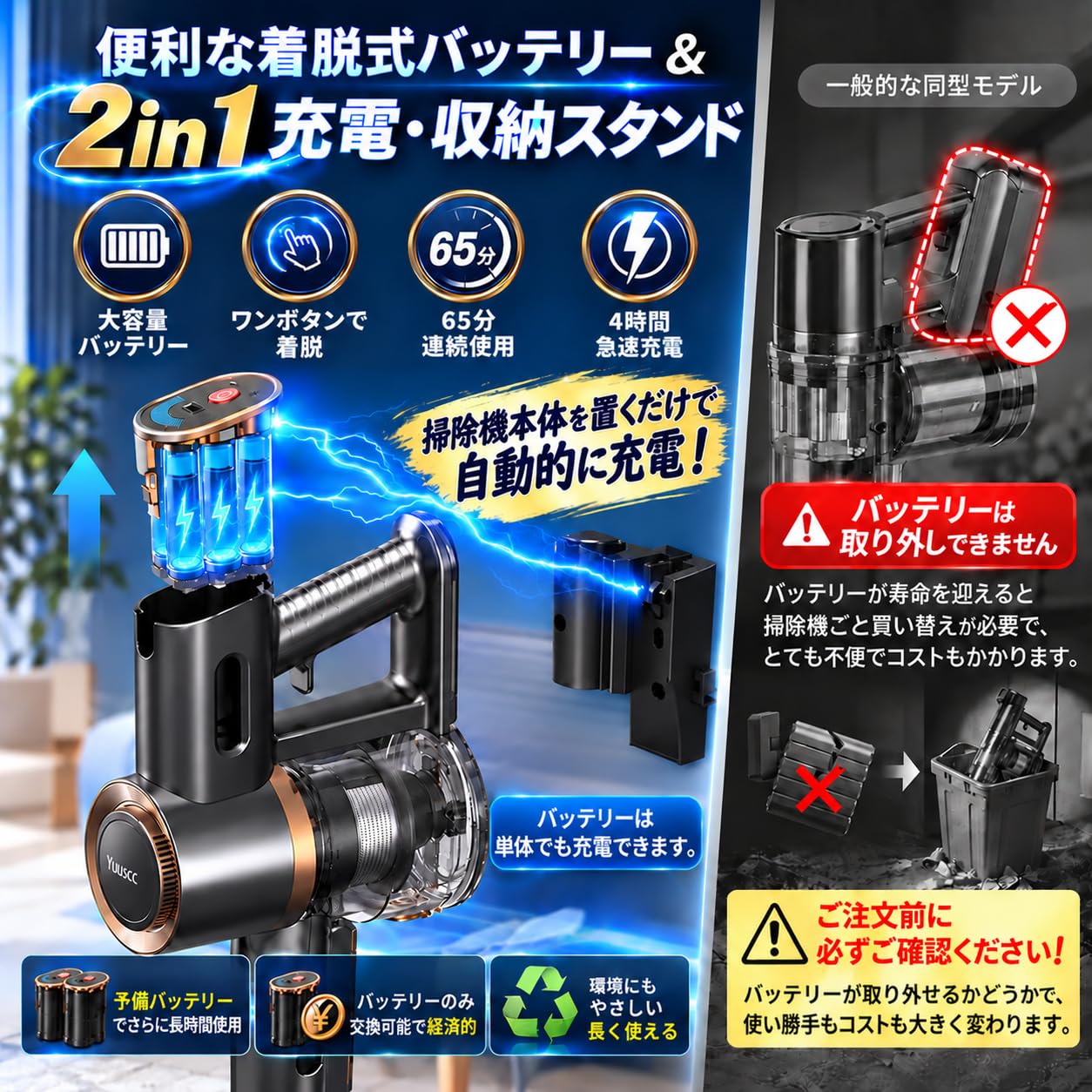Amazon | 掃除機 コードレス 2027年先行発売！1359800Kpa強力吸引 同