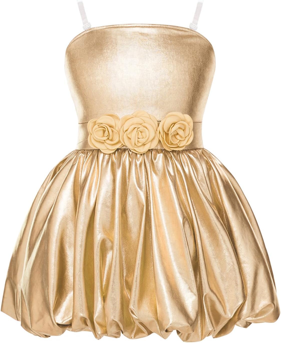 Girls Princess Ball Gown Cami Dress Special Occasion Party Dresses for Dance School Performances