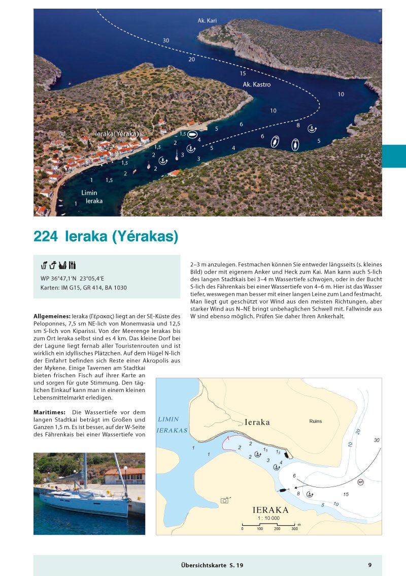 Hafenguide Griechenland 1: Ionisches Meer - Peloponnes - Golf von Korinth - Athen - Saronischer Golf - Albanien
