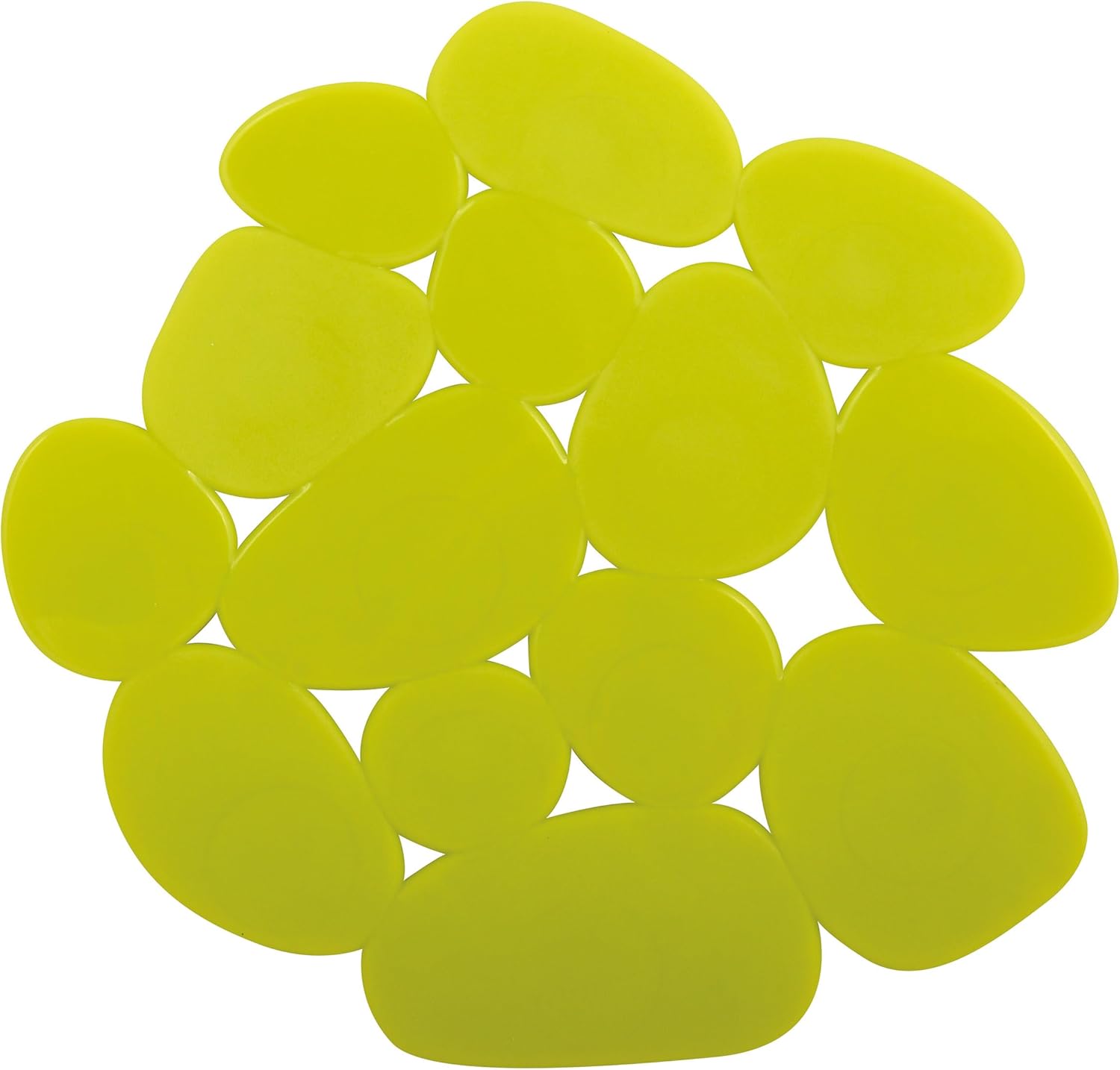 MSV "Pebbles Non-Slip Pads with Suction Cup, Green