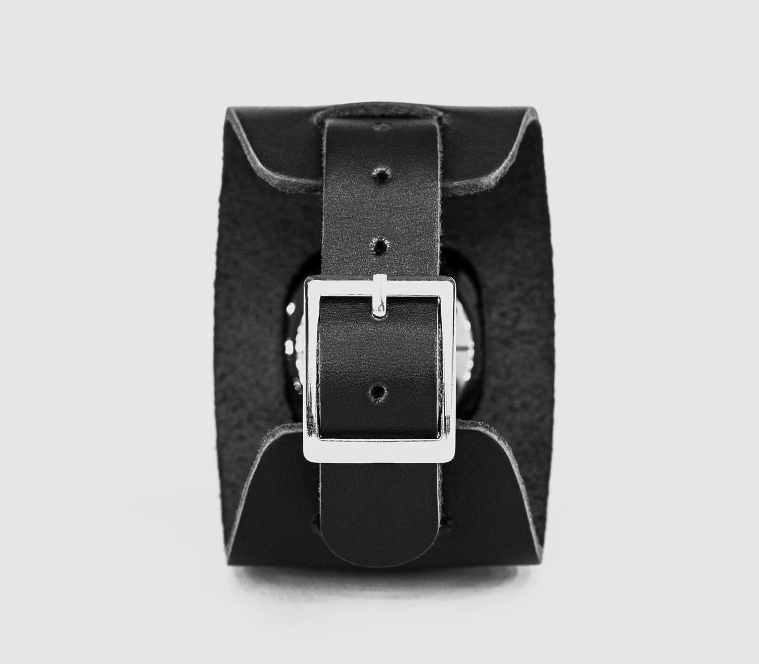 Leather wide cuff band 18mm 20mm 22mm Compatible with Samsung Galaxy Watch Classic Active and other Smart watches with a classic lug, Handmade UA 2550