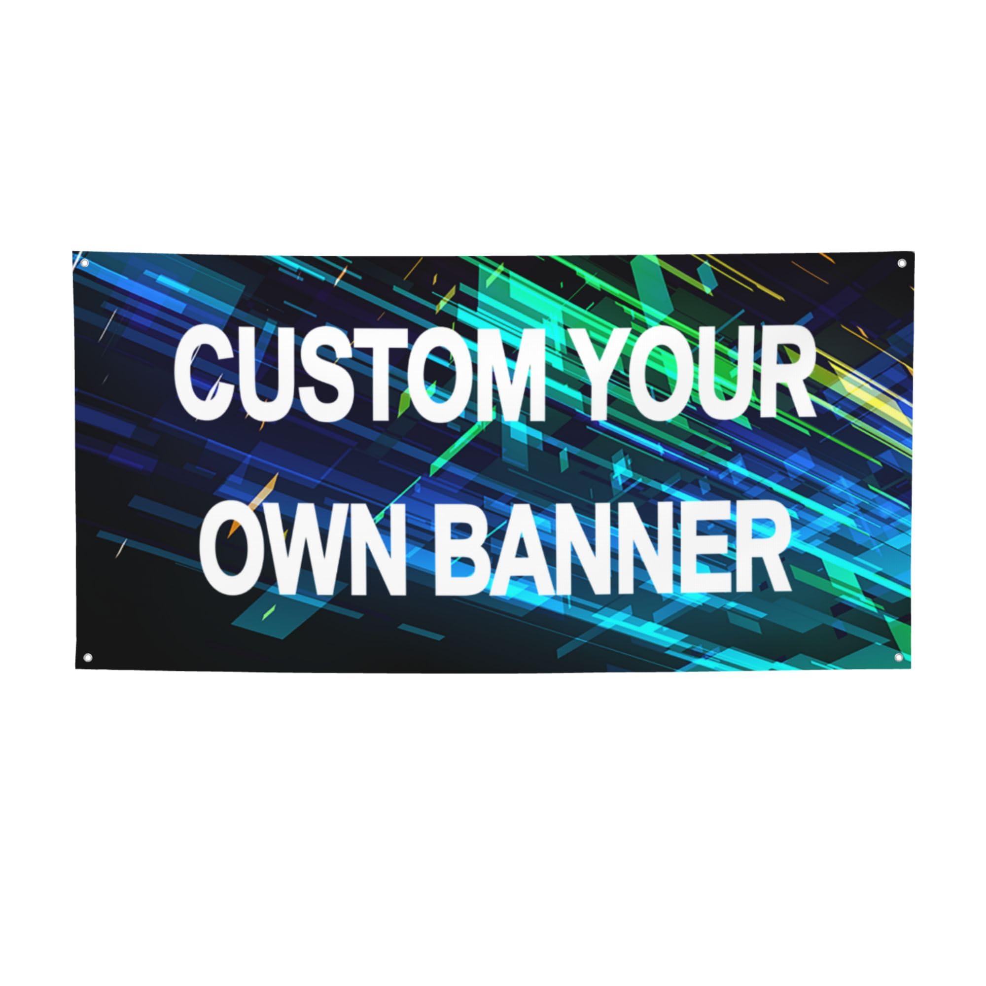 AKAISOED Customize Banner Personalized Your Own Photo Text Logo Name Decoration Backdrop for Birthday Party Hanging on Boats Cars Gardens Bars,