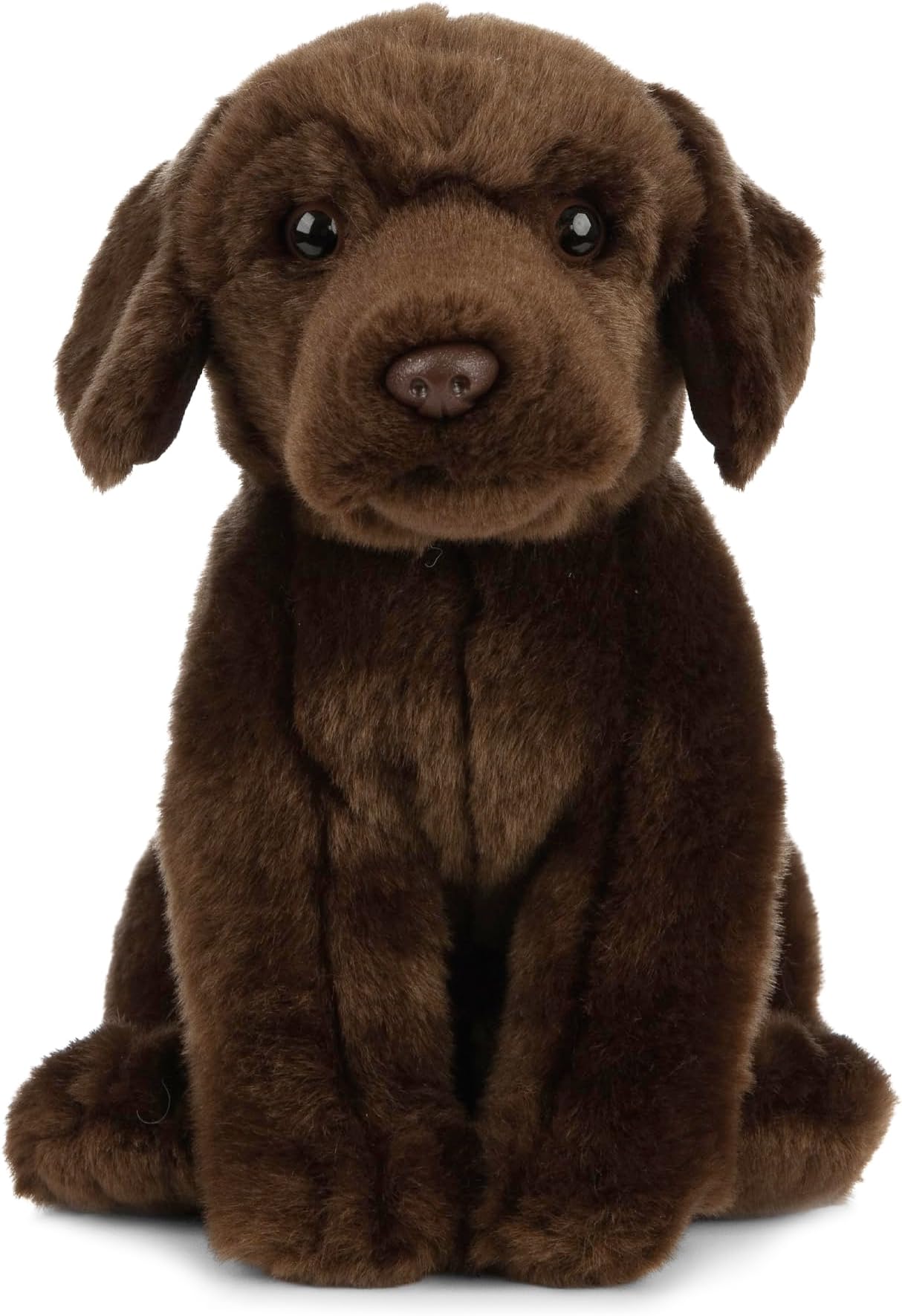 Chocolate Labrador Soft Toy – 20cm Brown Realistic Cuddly Dog Plush – Stuffed Animal Gift for Kids & Dog Lovers