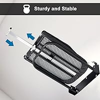 Vista 4 de Duwee Tabla de planchar de 12 x 36 pulgadas, armario plegable con cubierta resistente al calor, tabla de planchar plegable para montaje en pared