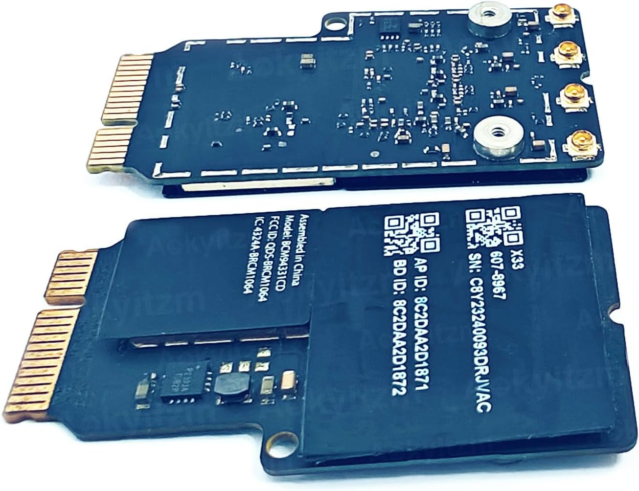 Airport Wireless Network Card,WiFi Bluetooth 4.0 Bt Wireless WiFi Airport Card BCM94331CD Replacement for iMac 21.5" 27" A1418 A1419 802.11n Airport Wireless Network Card（2012 Year）