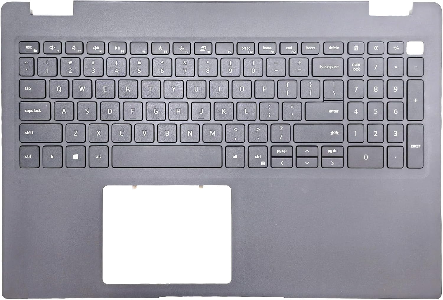 Replacement Upper Case Palmrest for Dell Latitude 3510 E3510 Series Laptop with Non-Backlit Keyboard Top Cover 0JYG4Y JYG4Y (Without Backlit)